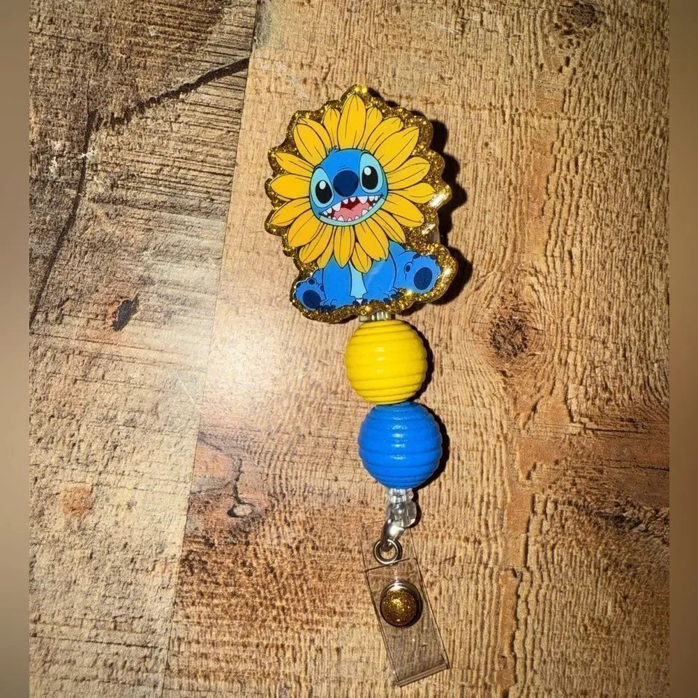 Stitch Retractable Badge Reel new